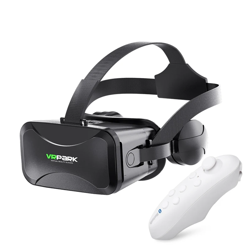 VRPARK VR очки угол 90-120 ° С Bluetooth контроллер 3D гарнитура для iPhone Android смартфон 4 5-6 7