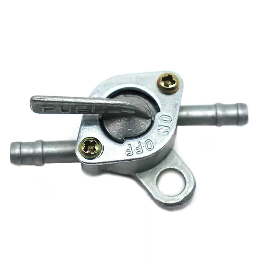 Fuel Tank Tap Valve Petcock On-Off Switch, 1 Inlet, 1 Outlet, 6mm Inline for 50cc 70cc 90cc 100cc 110cc 125cc Scooter
Fuel Tank Tap Valve Petcock On-Off Switch, 1 Inlet, 1 Outlet, 6mm Inline for 50cc 70cc 90cc 100cc 110cc 125cc Scooter
