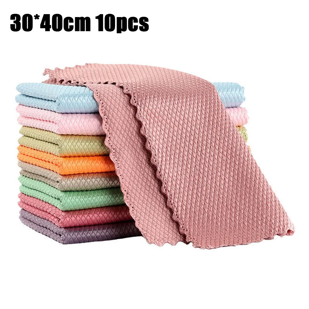 5/10Pcs Super Absorbent Microfiber Cleaning Cloths NanoScale Streak-Free Kitchen Dish Tableware Cleaning Towel
5/10Pcs Super Absorbent Microfiber Cleaning Cloths NanoScale Streak-Free Kitchen Dish Tableware Cleaning Towel