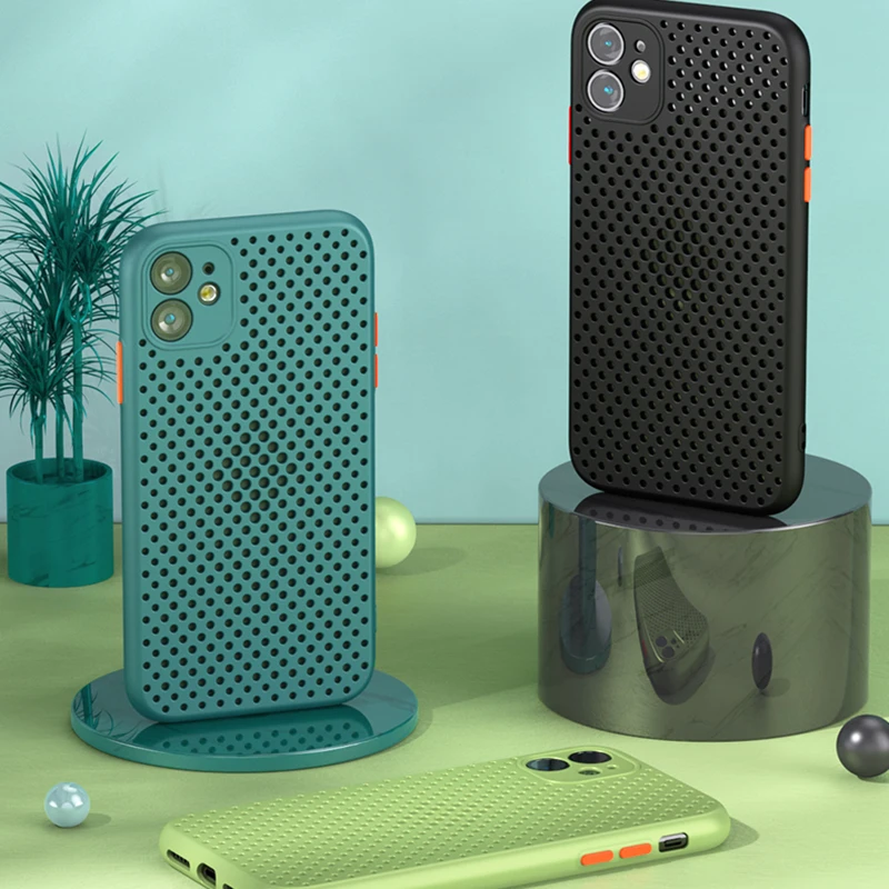 UGI For iPhone 12 Breathable Cooling Phone Case 11 Pro Max Mini X XR XS Max 8 7 Plus SE 2020 Soft TPU Plain Case Heat Dissipatio
UGI For iPhone 12 Breathable Cooling Phone Case 11 Pro Max Mini X XR XS Max 8 7 Plus SE 2020 Soft TPU Plain Case Heat Dissipatio