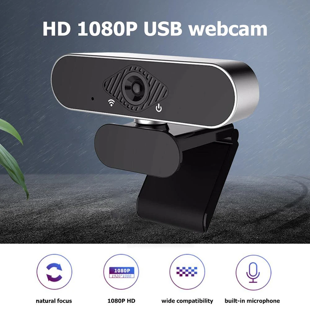 Computer Webcam with Built-in Microphone 2MP Full HD 1080P Widescreen Video Work Home Accessories USB Web Camera for PC
Computer Webcam with Built-in Microphone 2MP Full HD 1080P Widescreen Video Work Home Accessories USB Web Camera for PC