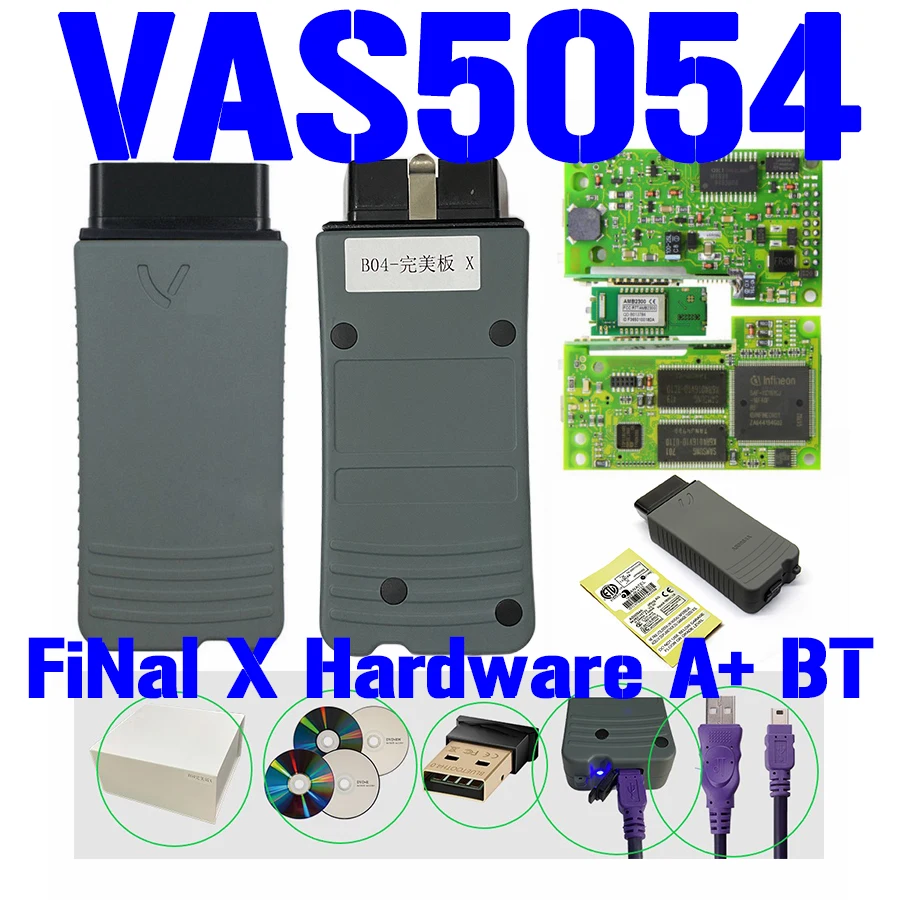 USB-интерфейс 5054A финальный X BT для VW-AUDi Sk0da Sea7 BenZ UDS CAN H/L, полный чип для сканирования скорости OKI, зуммер в комплекте VAGCOM VAGCANPRO
USB-интерфейс 5054A финальный X BT для VW-AUDi Sk0da Sea7 BenZ UDS CAN H/L, полный чип для сканирования скорости OKI, зуммер в комплекте VAGCOM VAGCANPRO