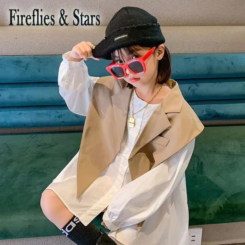Spring Autumn girls 2 pcs set baby dress + cape kids suits children streetwear fashion solid khaki point collar shawl 4 to 10 yr
Spring Autumn girls 2 pcs set baby dress + cape kids suits children streetwear fashion solid khaki point collar shawl 4 to 10 yr