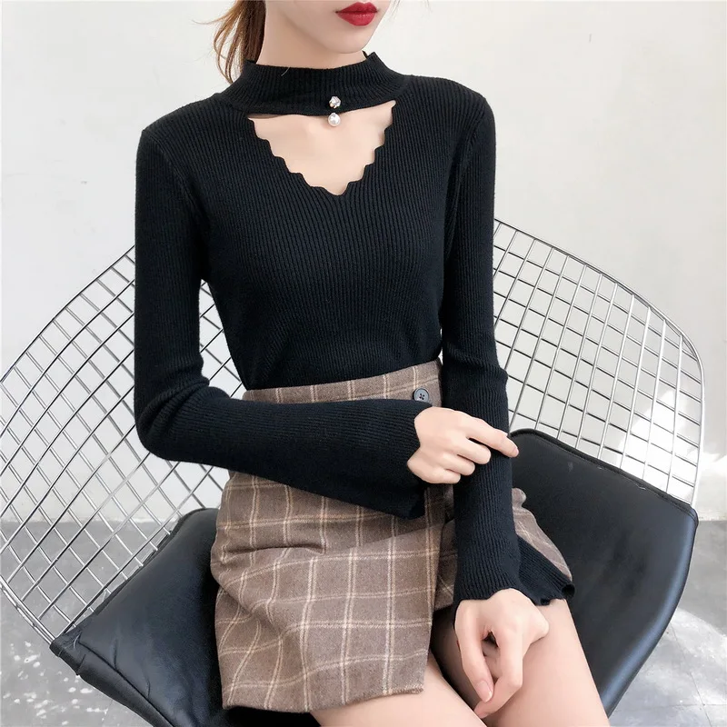 Fannic Autumn and winter slim tight knit flared sleeve long sleeve sweater
Fannic Autumn and winter slim tight knit flared sleeve long sleeve sweater