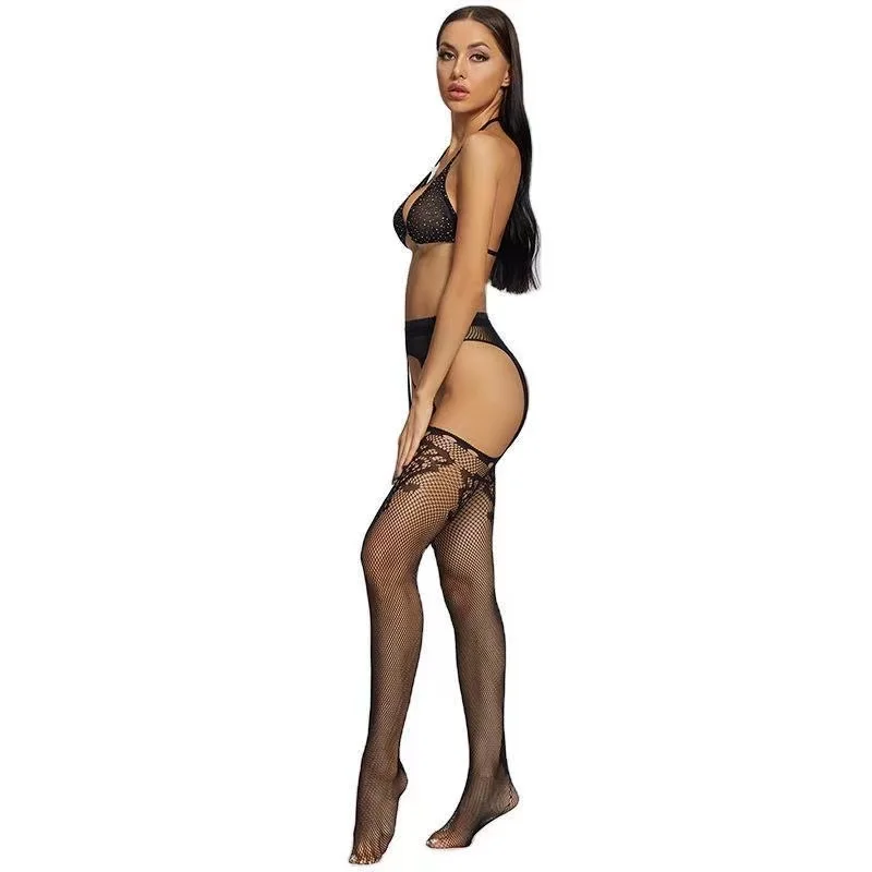 Sexy erotic lingerie Yue butterfly sexy perspective hollow temptation fishnet stockings hot diamond bra set show air
Sexy erotic lingerie Yue butterfly sexy perspective hollow temptation fishnet stockings hot diamond bra set show air
