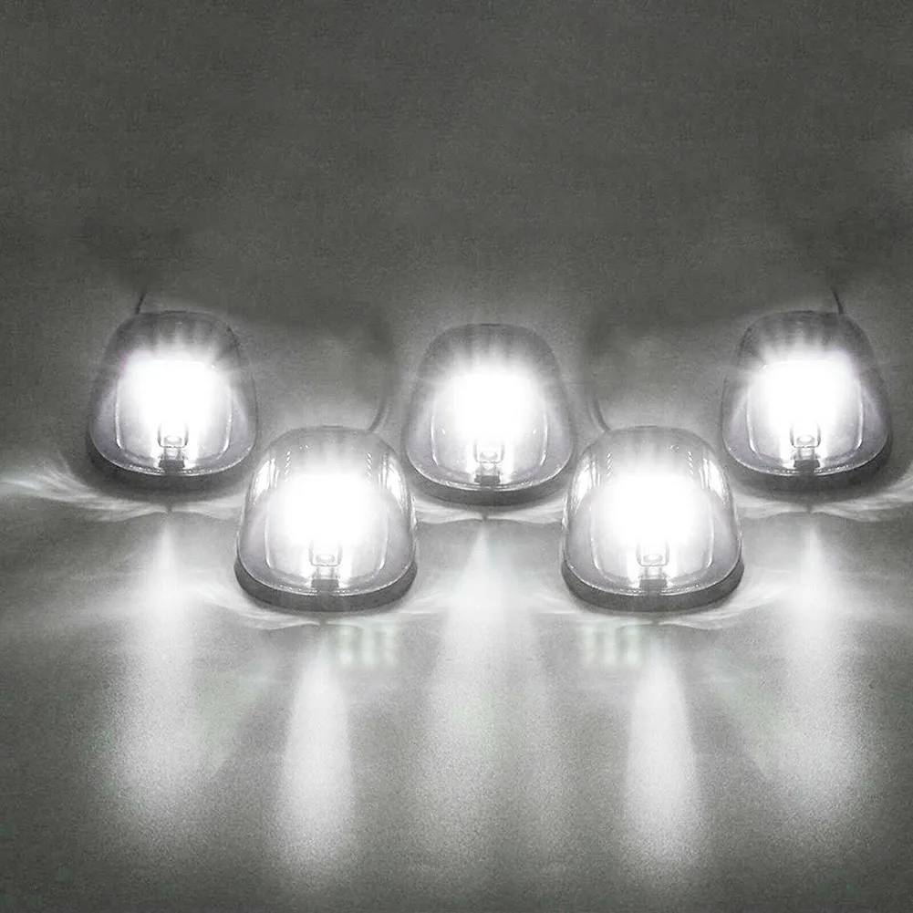 Smoked Lens Cab Running Light 12V-24V 5pcs 6000K Driving Lights For Dodge RAM 1500 2500 3500 LED Warning Lights
Smoked Lens Cab Running Light 12V-24V 5pcs 6000K Driving Lights For Dodge RAM 1500 2500 3500 LED Warning Lights