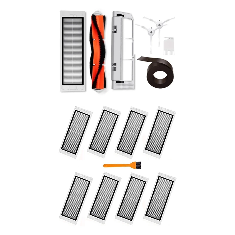 for Xiaomi Robot Vacuum HEPA Filter Main Brush Side Brush Wall Cleaner Tools with 8 Pack Replacement Hepa Filters
for Xiaomi Robot Vacuum HEPA Filter Main Brush Side Brush Wall Cleaner Tools with 8 Pack Replacement Hepa Filters