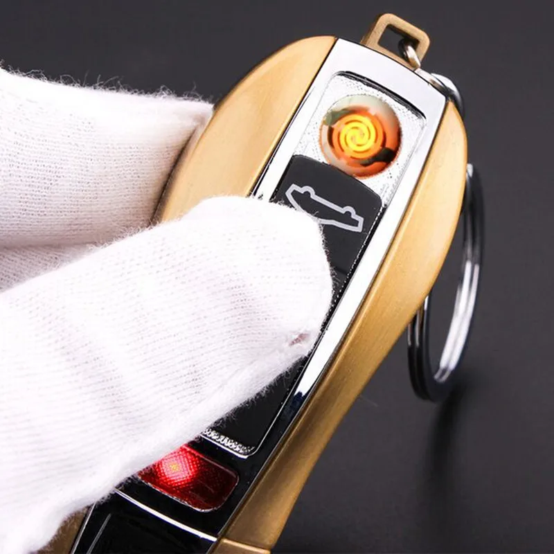 Автомобильный ключ с брелком электронная usb зарядка зажигалка|Зажигалки| |