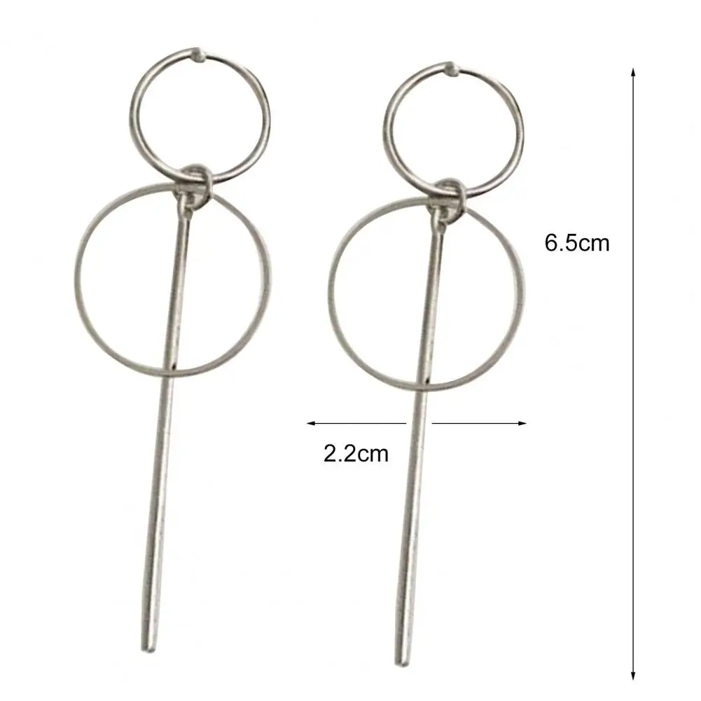 60%HOT Women Earrings Alloy Geometric Double Circles Long Tassel Dangle Ear Studs Earrings Jewelry for Party
60%HOT Women Earrings Alloy Geometric Double Circles Long Tassel Dangle Ear Studs Earrings Jewelry for Party