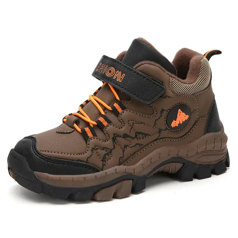 Winter Warm Fur Children Shoes Boys Non-slip Snow Ankle Boots Leather Autumn Casual Sneakers Waterproof Hook Loop Kids Footwear
Winter Warm Fur Children Shoes Boys Non-slip Snow Ankle Boots Leather Autumn Casual Sneakers Waterproof Hook Loop Kids Footwear
