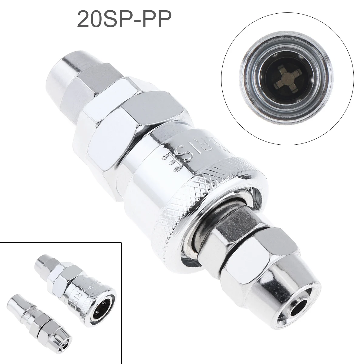 2pcs/set 20SP+PP High Speed Steel Pneumatic Fitting Quick High Pressure Connector with Dual Interface and Telescopic Buckle
2pcs/set 20SP+PP High Speed Steel Pneumatic Fitting Quick High Pressure Connector with Dual Interface and Telescopic Buckle
