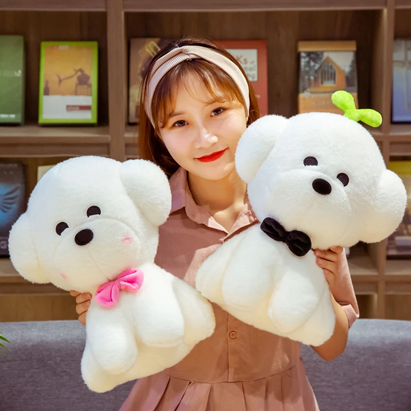 25~50cm Cute Dressed Bubble Dog Doll Standing Animal Plush Toy Green Grass Hat Bow Tie Children Snuggle Buddy Xmas Gift
25~50cm Cute Dressed Bubble Dog Doll Standing Animal Plush Toy Green Grass Hat Bow Tie Children Snuggle Buddy Xmas Gift