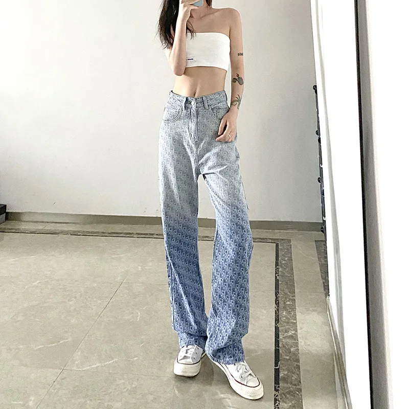 2021 Euro American Autumn New Women's Wear Solid High Waist Loose Fashion Ground White Gradient Jeans Women's Wear Jeans Woman
2021 Euro American Autumn New Women's Wear Solid High Waist Loose Fashion Ground White Gradient Jeans Women's Wear Jeans Woman