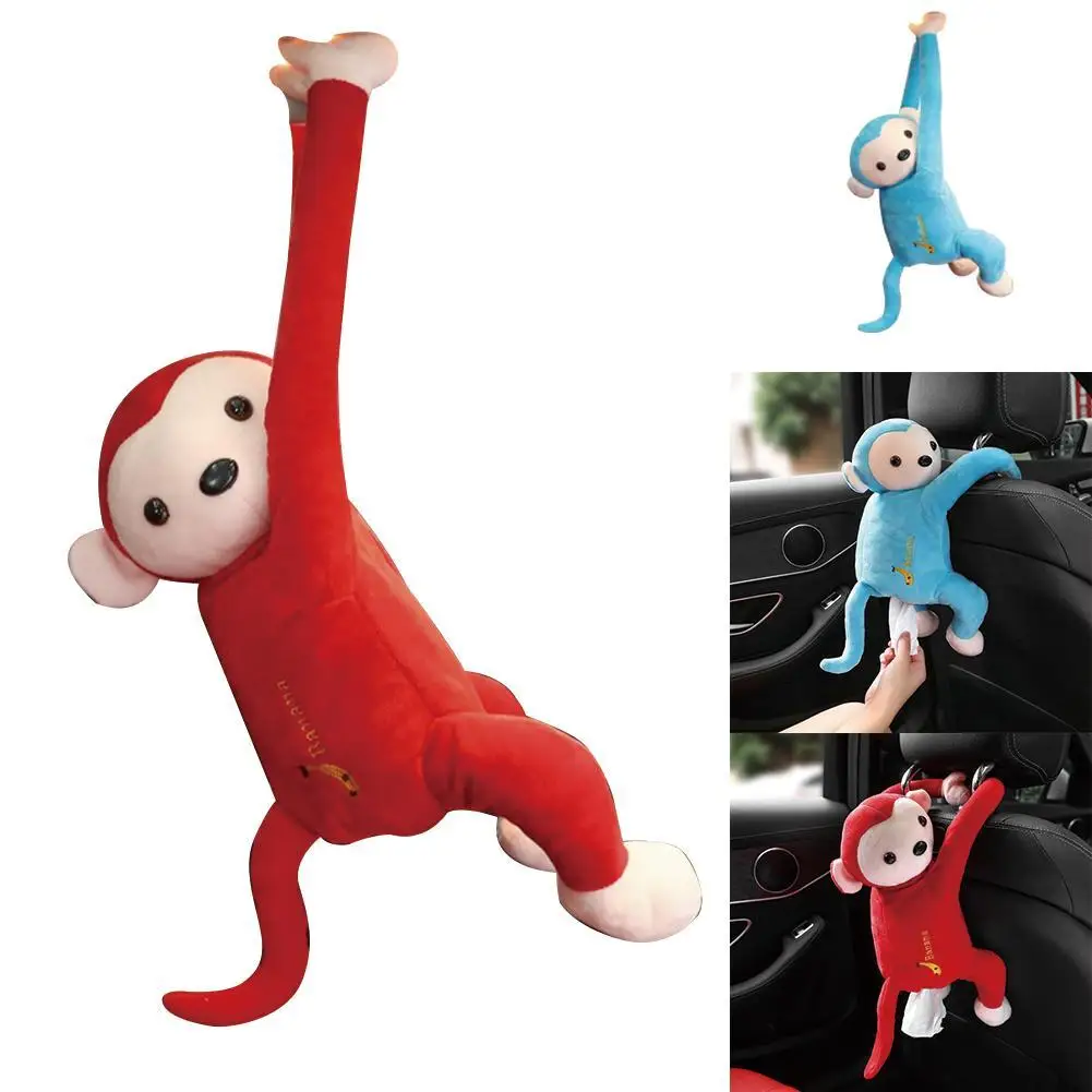 Creative Cute Cartoon Monkey Home Office Car Hanging Tissue Portable Paper Napkin Box Paper Soft Holder Cover Animals 3D Bo B2M7 
Creative Cute Cartoon Monkey Home Office Car Hanging Tissue Portable Paper Napkin Box Paper Soft Holder Cover Animals 3D Bo B2M7