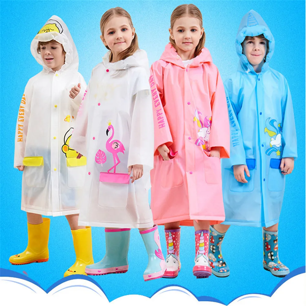 Children Thicken Waterproof Rainwear Kids Cartoon Printing Rain Coat At Outdoor Flamingo,unicorn Raincoat for Girls Boy
Children Thicken Waterproof Rainwear Kids Cartoon Printing Rain Coat At Outdoor Flamingo,unicorn Raincoat for Girls Boy
