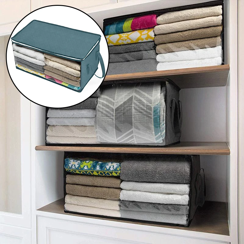 Large Capacity Foldable Clothes Quilt Storage Bag Durable Dustproof And Space-saving Wardrobe Organizer Bag Storage Box Home
Large Capacity Foldable Clothes Quilt Storage Bag Durable Dustproof And Space-saving Wardrobe Organizer Bag Storage Box Home
