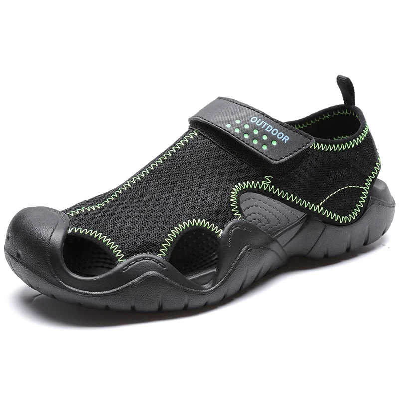 Men's Sandals Summer Thick Sole Closed Toe Shoes for Hiking Wading Fishing Beach Shoes for Men Sewing Solid Slipper Male
Men's Sandals Summer Thick Sole Closed Toe Shoes for Hiking Wading Fishing Beach Shoes for Men Sewing Solid Slipper Male