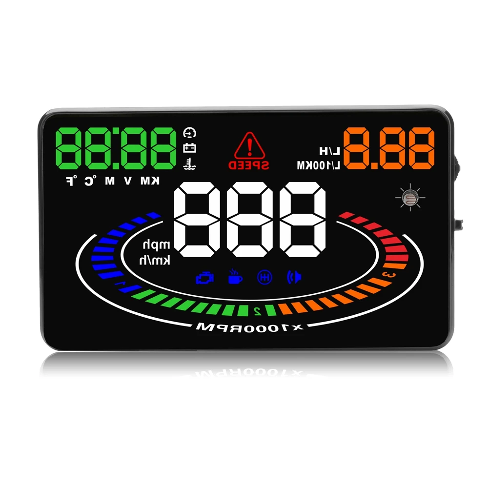 5.5Inch E300 HUD OBD2 Head Up Display Car velocidad Windshield Projector OBD Security Alarm
5.5Inch E300 HUD OBD2 Head Up Display Car velocidad Windshield Projector OBD Security Alarm