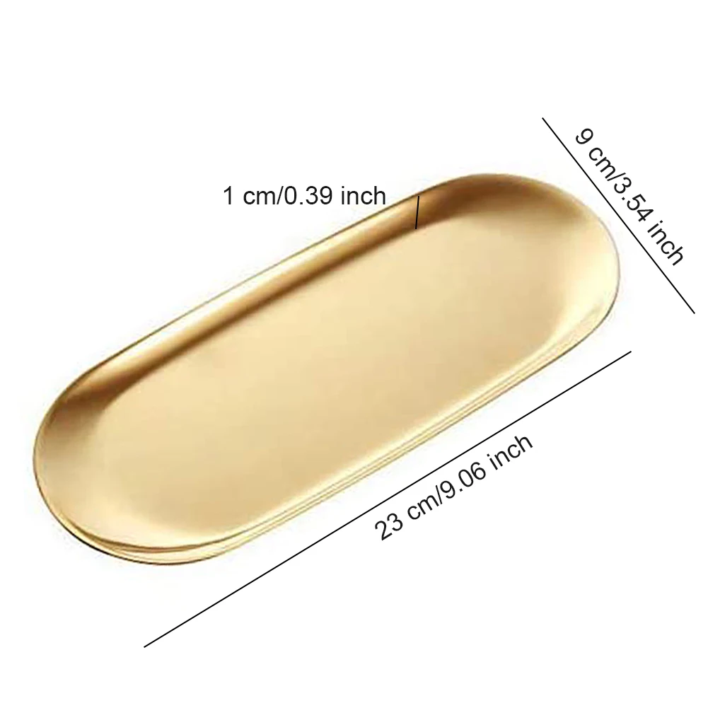 2PCS Stainless Steel Towel Tray Decorative Metal Oval Mirrored Candle Holder Cosmetics Organizer Tea Snack Plate Golden Trinket
2PCS Stainless Steel Towel Tray Decorative Metal Oval Mirrored Candle Holder Cosmetics Organizer Tea Snack Plate Golden Trinket