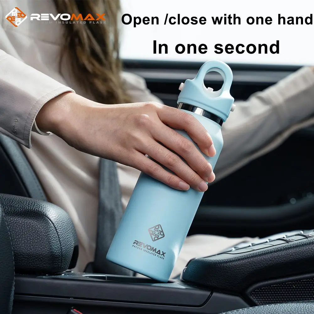 REVOMAX 355ml/12oz Stainless Steel Vacuum Insulated Water Bottle Flask Thermal Sports Chilly Double Wall Direct Drinking
REVOMAX 355ml/12oz Stainless Steel Vacuum Insulated Water Bottle Flask Thermal Sports Chilly Double Wall Direct Drinking