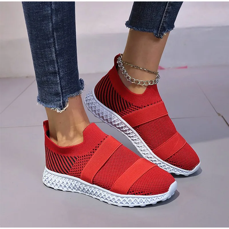 Plus Size Breathable Mesh Platform Sneakers Women Slip On Soft Ladies Casual Running Shoes Woman Knit Sock Shoes Flats GSQHY
Plus Size Breathable Mesh Platform Sneakers Women Slip On Soft Ladies Casual Running Shoes Woman Knit Sock Shoes Flats GSQHY