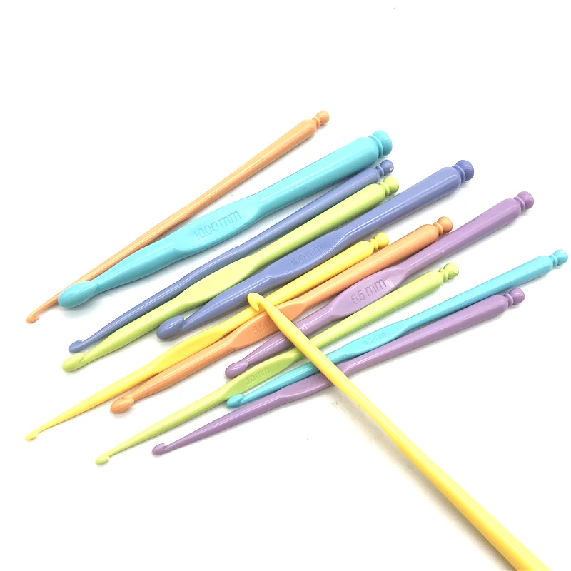 MIUSIE 2-10mm 12 PCS/set Multicolor Plastic Handle Crochet Hooks Knitting Needles Knit Craft Crochet Hooks Knitting Needles
MIUSIE 2-10mm 12 PCS/set Multicolor Plastic Handle Crochet Hooks Knitting Needles Knit Craft Crochet Hooks Knitting Needles
