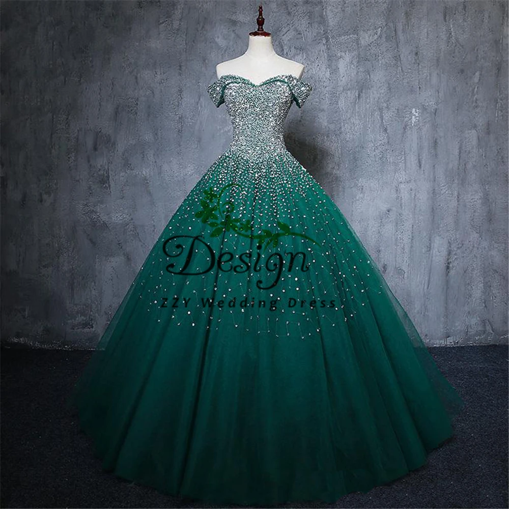 Off The Shoulder Green Beading Sequins Green Ball Gown Quinceanera Dresses Plus Size Sweet 16 Dresses Debutante vestidos de fies
Off The Shoulder Green Beading Sequins Green Ball Gown Quinceanera Dresses Plus Size Sweet 16 Dresses Debutante vestidos de fies