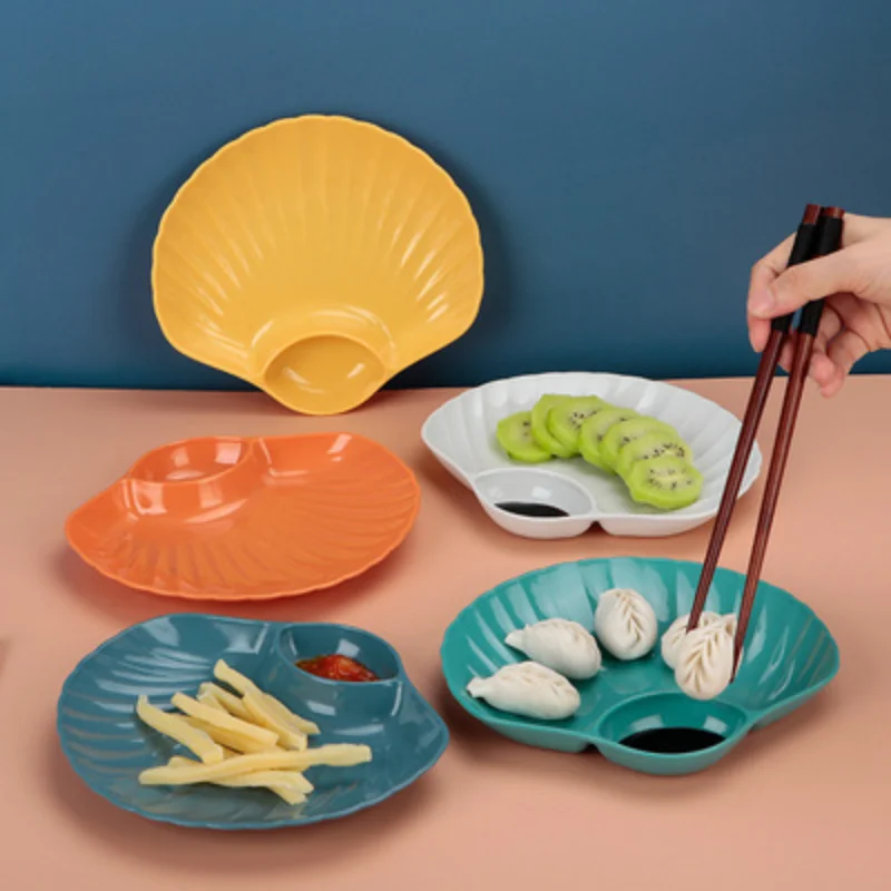 Creative Plastic Dumpling Shell Tray with Dipping Sauce Dish Integrated Household Dumpling Tray Multi-purpose Snack Dish Tray
Creative Plastic Dumpling Shell Tray with Dipping Sauce Dish Integrated Household Dumpling Tray Multi-purpose Snack Dish Tray