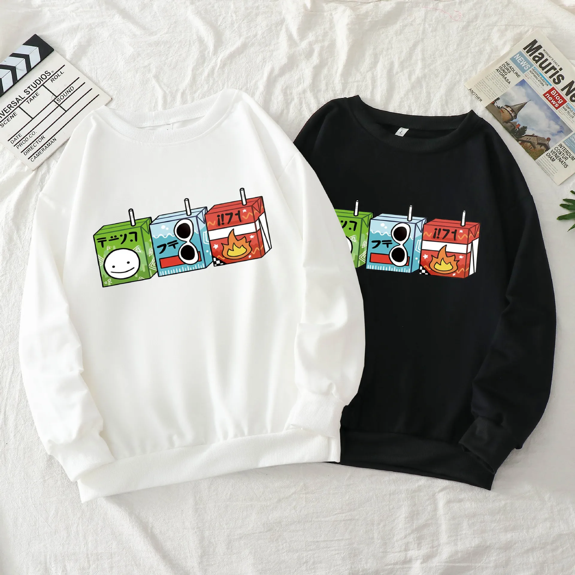 Spring/Akihara Harajuku Trendy Women's Sweatshirt Gothic Casual Wild Couple Pullover Oversized Fashion Unisex Top
Spring/Akihara Harajuku Trendy Women's Sweatshirt Gothic Casual Wild Couple Pullover Oversized Fashion Unisex Top