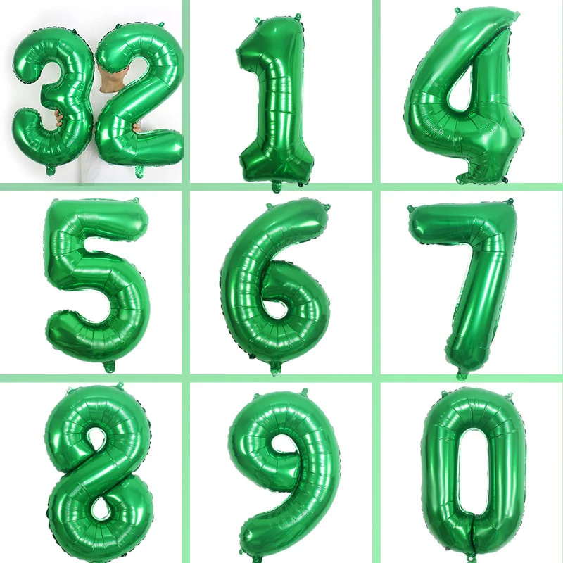 32 Inch Green Number Balloon Baby Shower Hydrogen Balloon St. Patrick's Day Decoration Birthday Party Decoration Balloon
32 Inch Green Number Balloon Baby Shower Hydrogen Balloon St. Patrick's Day Decoration Birthday Party Decoration Balloon