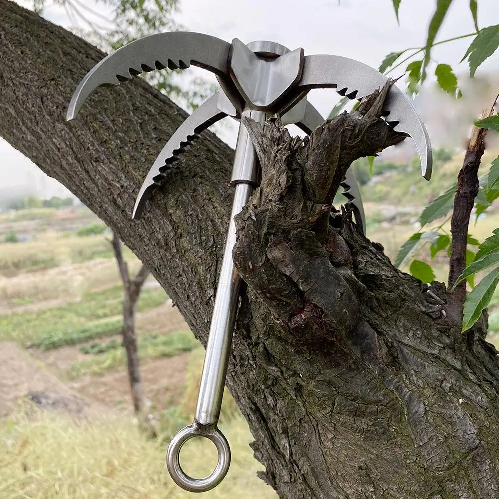 Pratical Oudoor Folding Climbing Claw Grappling Hook Wall Equipment Gravity Steel Hook
Pratical Oudoor Folding Climbing Claw Grappling Hook Wall Equipment Gravity Steel Hook