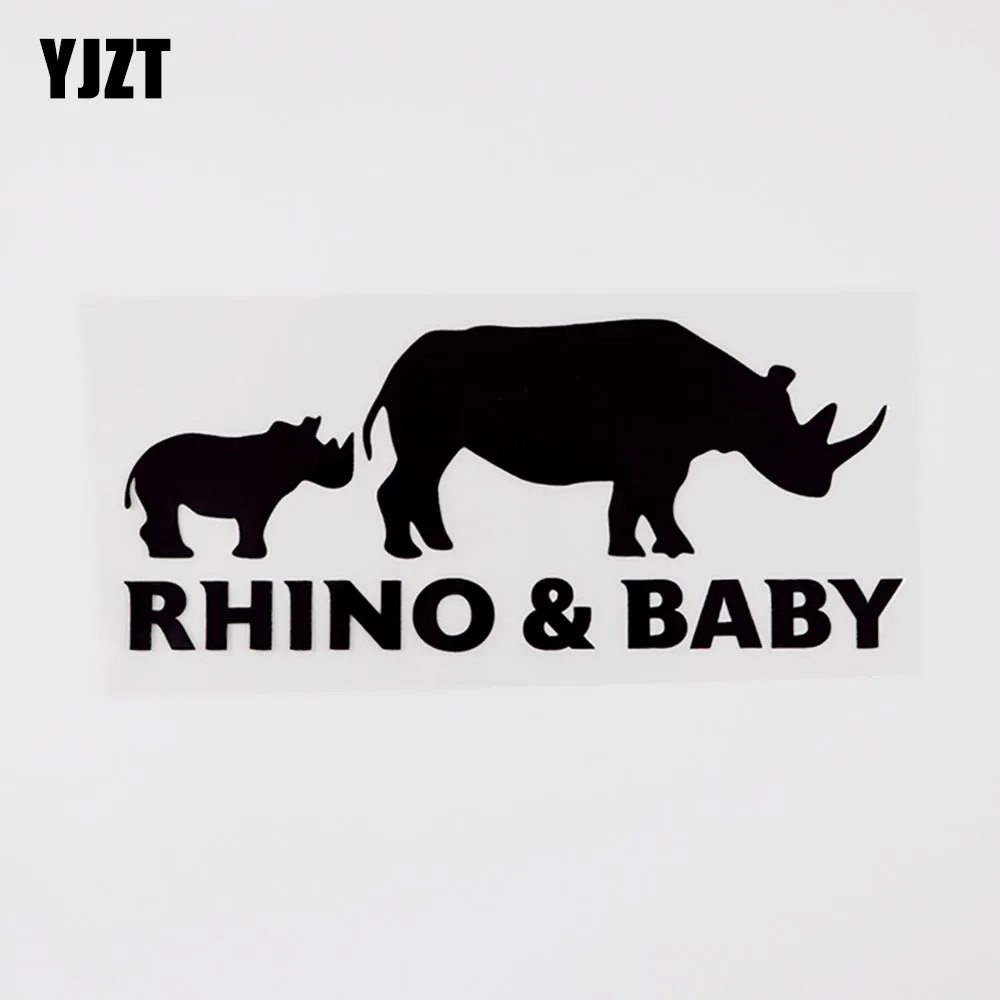 YJZT 15.6CMX6.7CM Funny Rhino&Baby Animal Vinyl Car Sticker Decal Black/Silver 8C-0049
YJZT 15.6CMX6.7CM Funny Rhino&Baby Animal Vinyl Car Sticker Decal Black/Silver 8C-0049