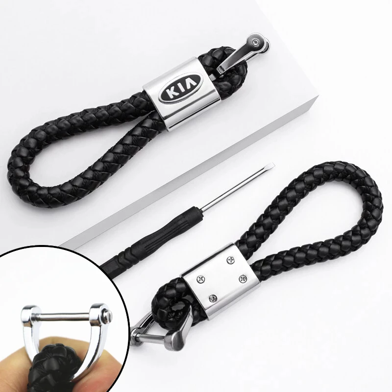 Leather Lanyard Braided Rope Car Styling Keychain Metal Emblem Keyrings For KIA Cerato Sportage R K2 K3 K5 RIO 3 Sorento
Leather Lanyard Braided Rope Car Styling Keychain Metal Emblem Keyrings For KIA Cerato Sportage R K2 K3 K5 RIO 3 Sorento