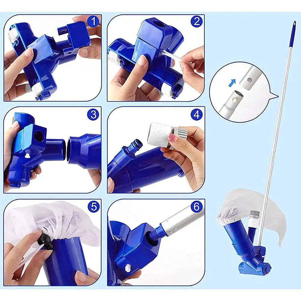 1 Set Jet Swimming Pool Vacuum Cleaner Floating Objects Cleaning Tools Vac Suction Head Pool Fountain Vacuum Brush Cleaner
1 Set Jet Swimming Pool Vacuum Cleaner Floating Objects Cleaning Tools Vac Suction Head Pool Fountain Vacuum Brush Cleaner