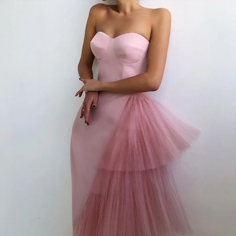 Sexy Off Shoulder Mesh Party Dresses Summer Elegant Solid Patchwork Female Slim Dress Trendy Sweet Backless Bodycon Ladies Dress
Sexy Off Shoulder Mesh Party Dresses Summer Elegant Solid Patchwork Female Slim Dress Trendy Sweet Backless Bodycon Ladies Dress
