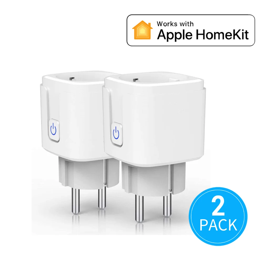 Homekit Smart Plug Home Automation Siri Voice Control 16A 3520W EU Smart Socket Home Garget 2 Pack
Homekit Smart Plug Home Automation Siri Voice Control 16A 3520W EU Smart Socket Home Garget 2 Pack