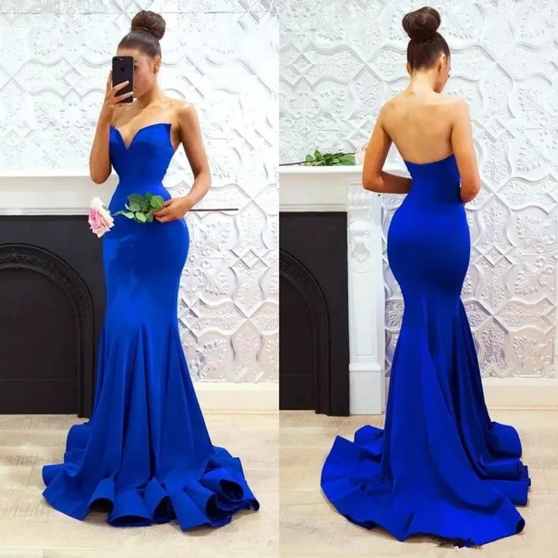 Royal Blue Bridesmaid Dresses Satin Off Shoulder Plus Size Long Wedding Guest Party Dresses Vestidos African Women Long Dresses
Royal Blue Bridesmaid Dresses Satin Off Shoulder Plus Size Long Wedding Guest Party Dresses Vestidos African Women Long Dresses