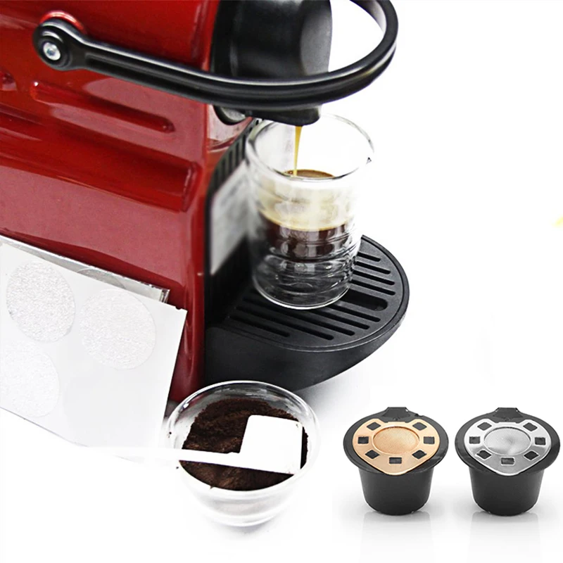 Coffee Capsule Refillable Coffee Capsule Filter Cup Nespresso Machine Capsule Plastic Stainless Steel Filter Cup For Nespresso
Coffee Capsule Refillable Coffee Capsule Filter Cup Nespresso Machine Capsule Plastic Stainless Steel Filter Cup For Nespresso