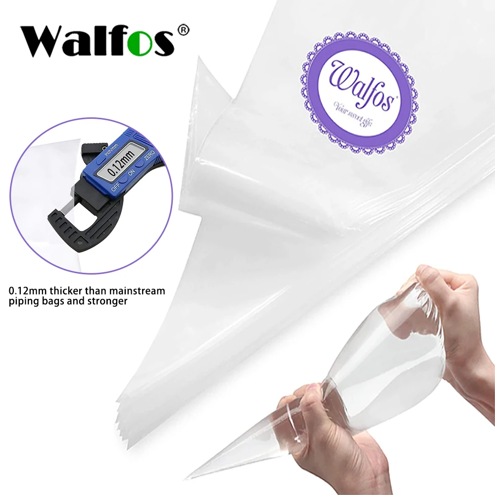 Walfos кондитерский мешок сумки 100 шт. одноразового поддона для торта декоративные
