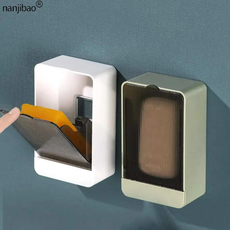 Creative Dust-Proof Soap Box Drainage Soap Dish with Lid Free Punch Soap Storage Wall-Mounted Soap Tray Bathroom Accessories
Creative Dust-Proof Soap Box Drainage Soap Dish with Lid Free Punch Soap Storage Wall-Mounted Soap Tray Bathroom Accessories