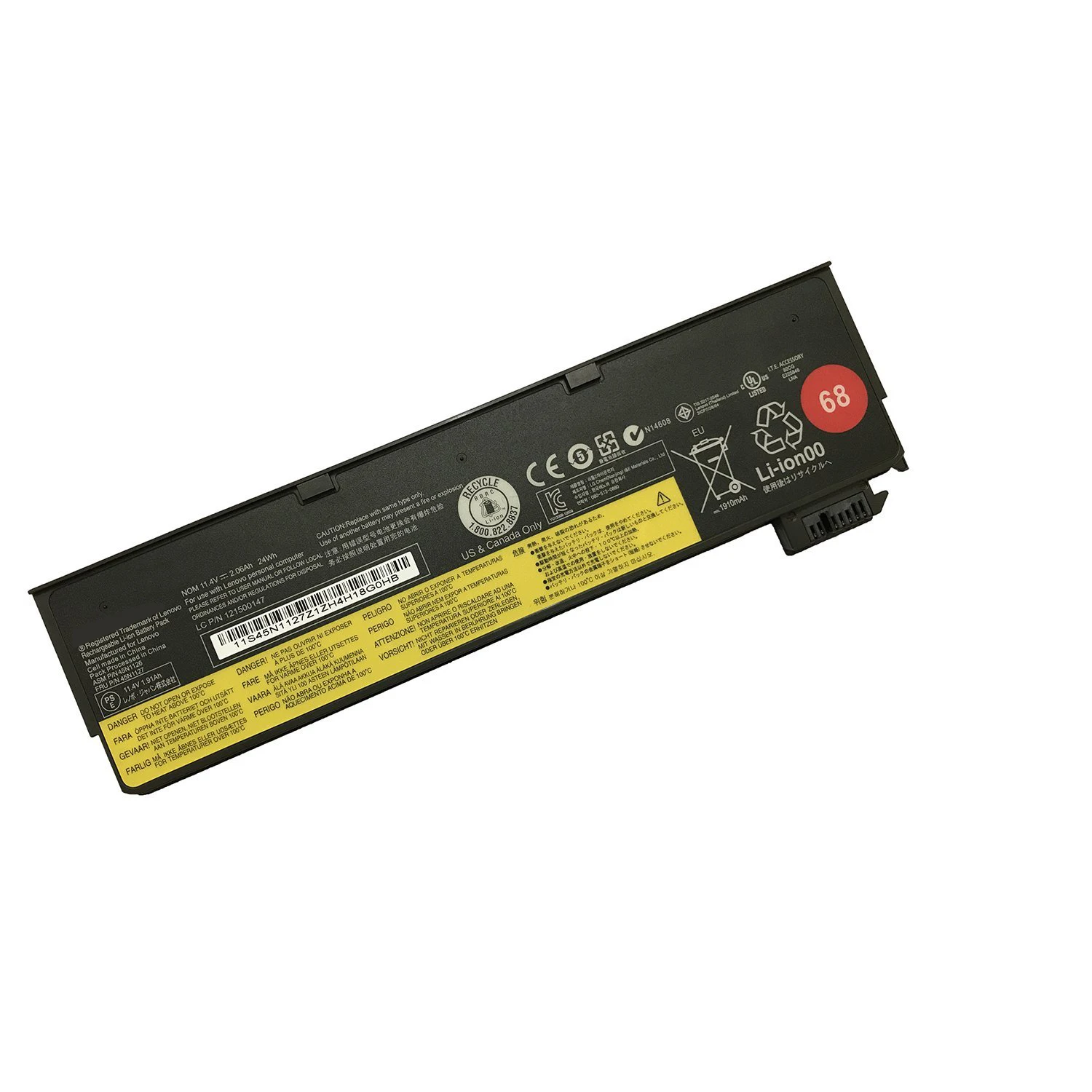 Оригинальный аккумулятор для ноутбука Lenovo ThinkPad X240 X250 X260 T440 T440S T450 T450S 45N1130 45N1131 45N1126 45N1127, 11,1 В 24 Вт/ч
Оригинальный аккумулятор для ноутбука Lenovo ThinkPad X240 X250 X260 T440 T440S T450 T450S 45N1130 45N1131 45N1126 45N1127, 11,1 В 24 Вт/ч