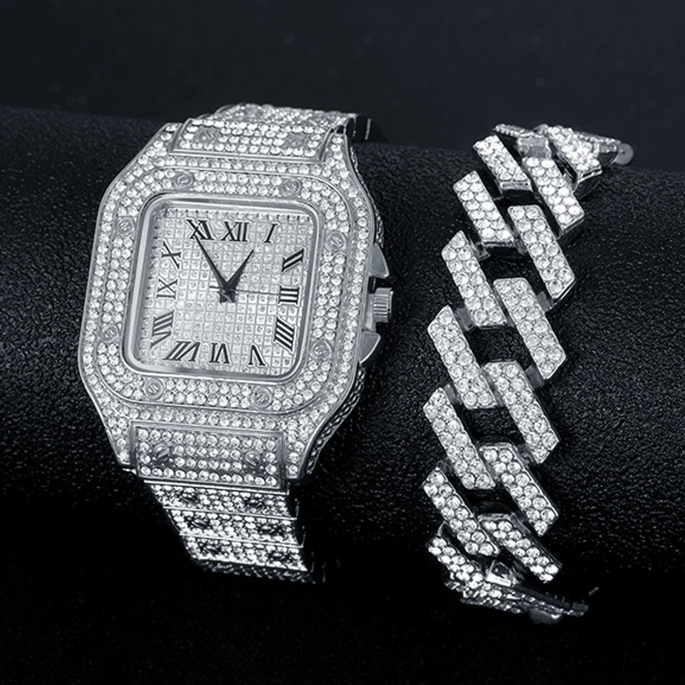 2021 Hip Hop Men Iced Out Watches Luxury Date Quartz Wrist Watches With Micropave CZ Watch For Women Men Jewelry Gift
2021 Hip Hop Men Iced Out Watches Luxury Date Quartz Wrist Watches With Micropave CZ Watch For Women Men Jewelry Gift