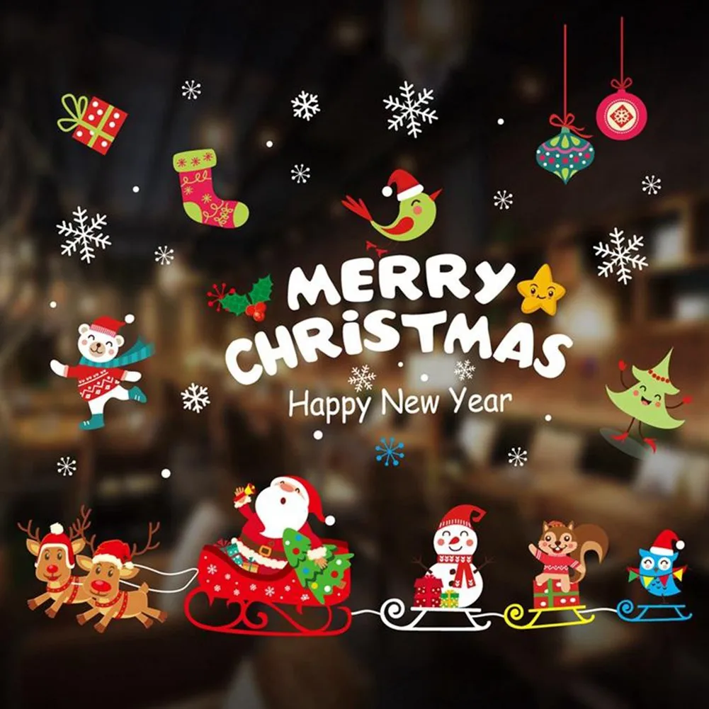 Christmas Removable Stickers Art Decals Wall Home Shop Decor Ornament Xmas Navidad Natal New Year 2022
Christmas Removable Stickers Art Decals Wall Home Shop Decor Ornament Xmas Navidad Natal New Year 2022
