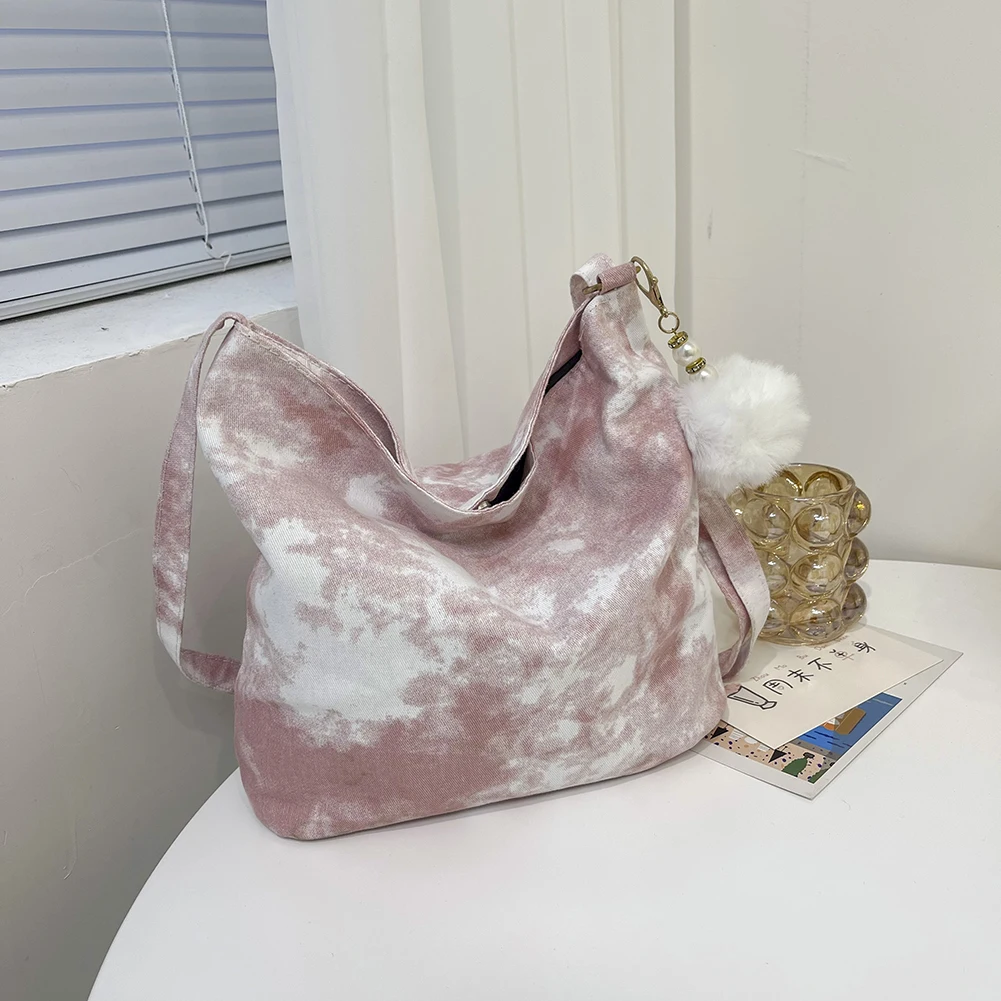 Tie Dye Printing Shoulder Shopping Bag Women Vintage Canvas Handbag Ladies Casual Large Capacity Tote Handbags
Tie Dye Printing Shoulder Shopping Bag Women Vintage Canvas Handbag Ladies Casual Large Capacity Tote Handbags