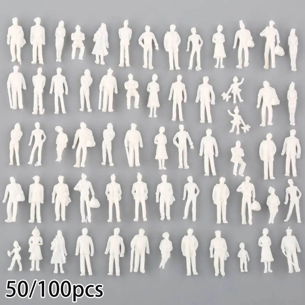 50/100Pcs 1:75 Scale 25mm Model Miniature White Figures Human Architectural Model Able Model Making Outdoor Land Scene Decor
50/100Pcs 1:75 Scale 25mm Model Miniature White Figures Human Architectural Model Able Model Making Outdoor Land Scene Decor