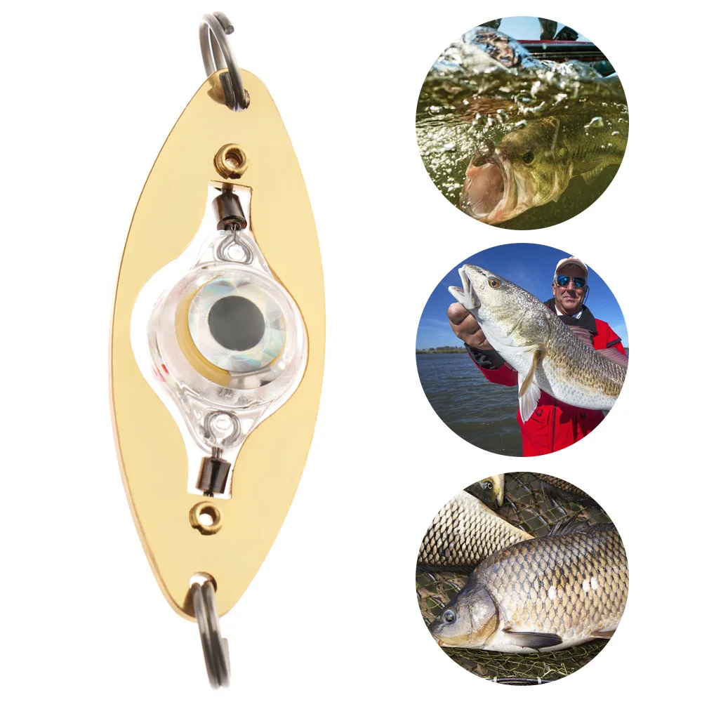 High Quality Fluorescent Eye Shape Attracting Fish Flash Lamp LED Lure Light Bass Spoon Fishing Squid
High Quality Fluorescent Eye Shape Attracting Fish Flash Lamp LED Lure Light Bass Spoon Fishing Squid