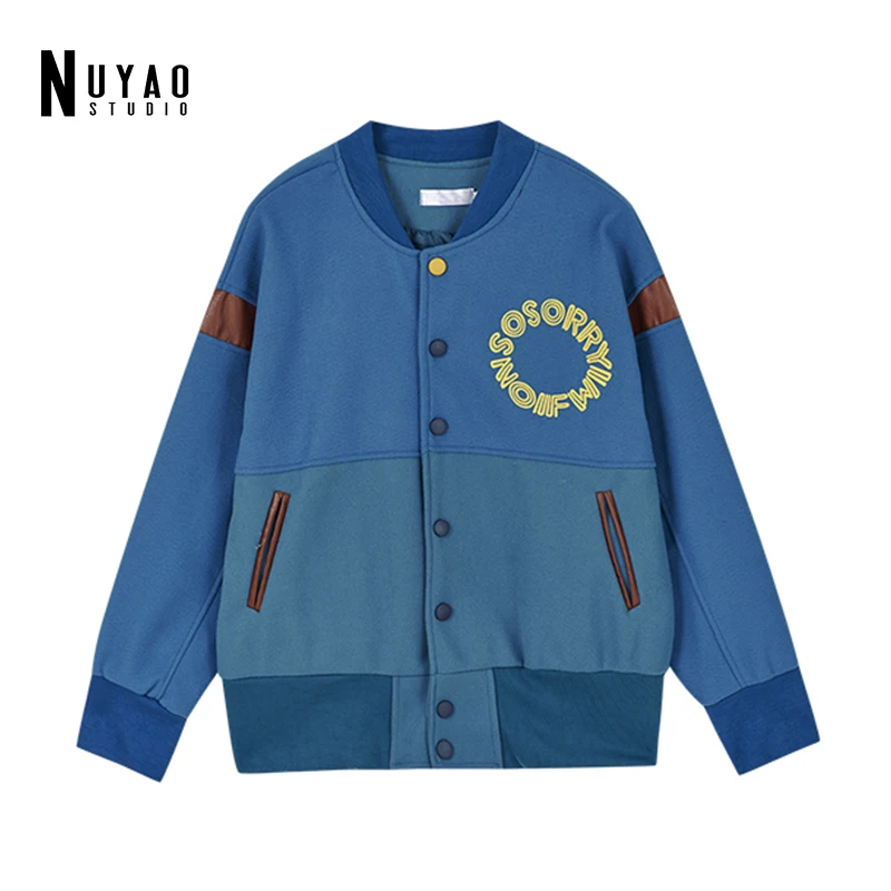 2021 Autumn Blue Women Jackets High Street Hip Hop Baseball Uniforms Retro Casual Coat Loose Female Jacket Tops Tide Outwear
2021 Autumn Blue Women Jackets High Street Hip Hop Baseball Uniforms Retro Casual Coat Loose Female Jacket Tops Tide Outwear