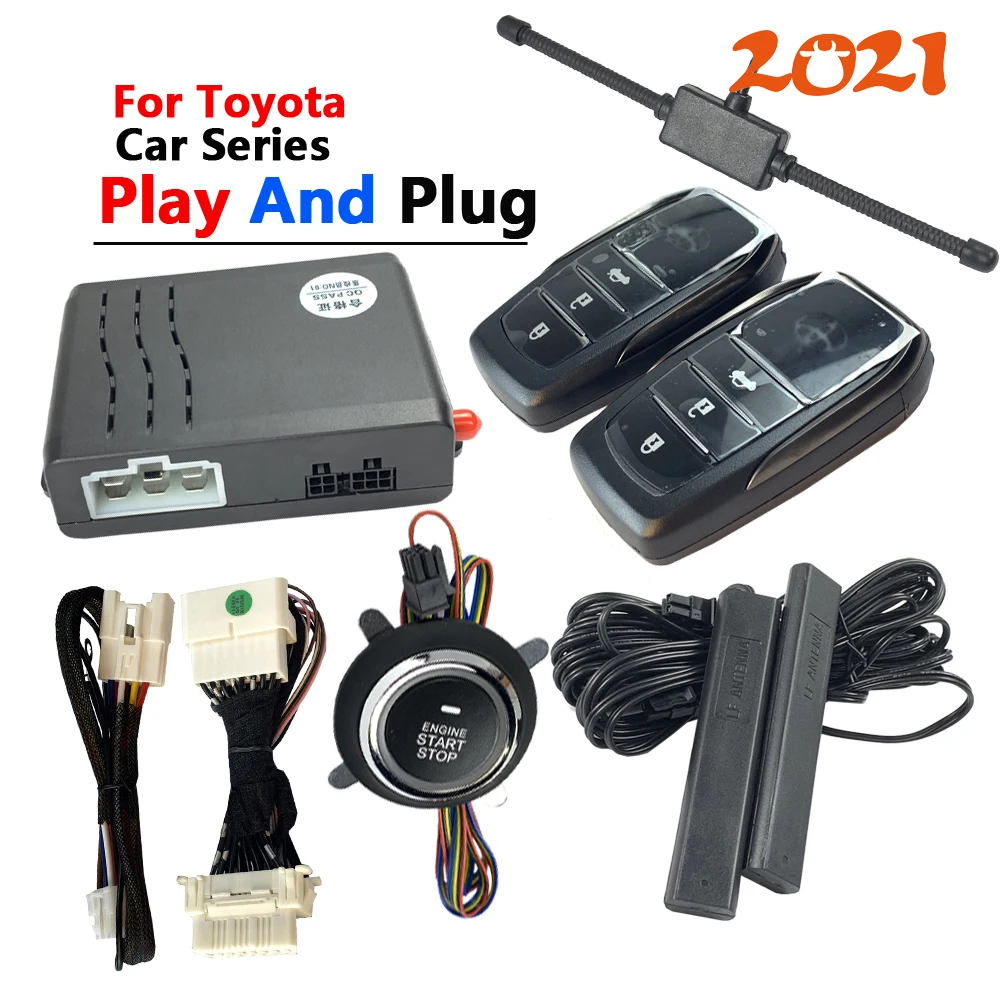 New Arrival Smart Security go Car Alarm system Passive key Keyless Entry Push Button Car Engine Start Stop For TOYOTA
New Arrival Smart Security go Car Alarm system Passive key Keyless Entry Push Button Car Engine Start Stop For TOYOTA
