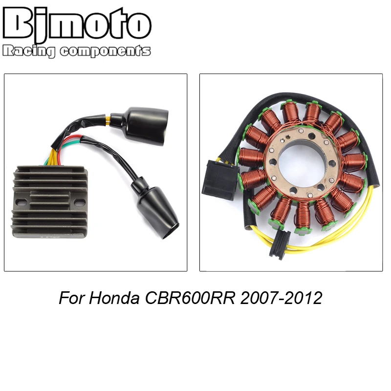 BJMOTO Motorcycle Voltage Regulator Rectifier + Stator Coil For Honda CBR600RR 2007 2008 2009 2010 2011 2012
BJMOTO Motorcycle Voltage Regulator Rectifier + Stator Coil For Honda CBR600RR 2007 2008 2009 2010 2011 2012