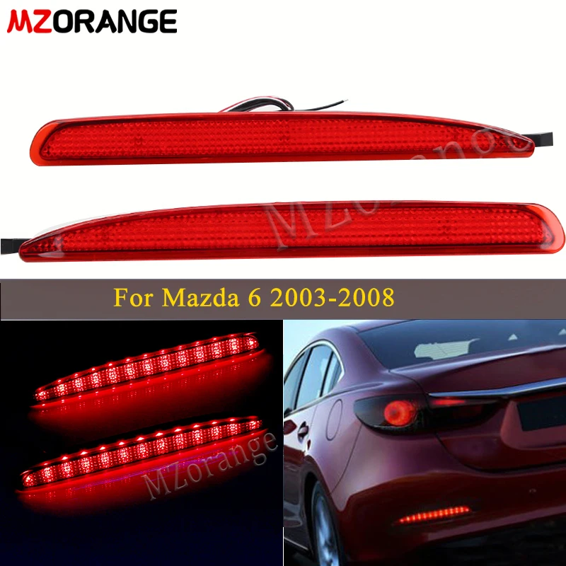 LED Tail Stop Signal Rear Bumper Reflector Light For Mazda 6 2003-2008 For Mazda6 Atenza Sport Mazdaspeed Fog Lamp
LED Tail Stop Signal Rear Bumper Reflector Light For Mazda 6 2003-2008 For Mazda6 Atenza Sport Mazdaspeed Fog Lamp